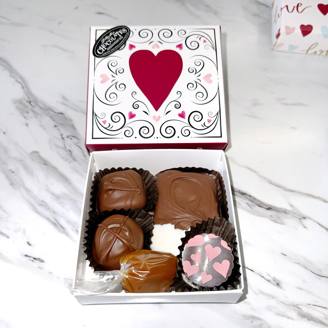 Small Valentine's Assorted Chocolate Box - 5 pcs