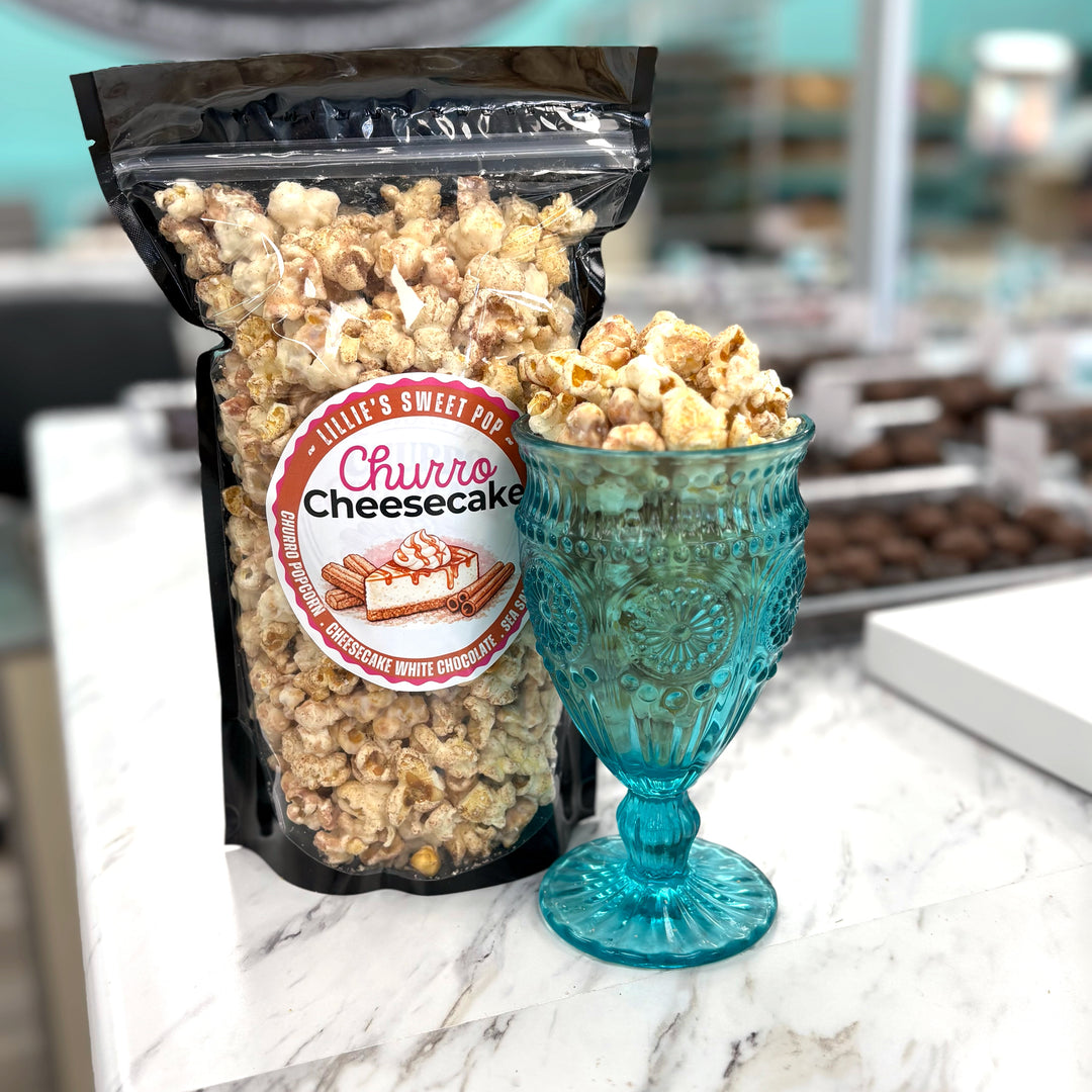 Churro Cheesecake Popcorn