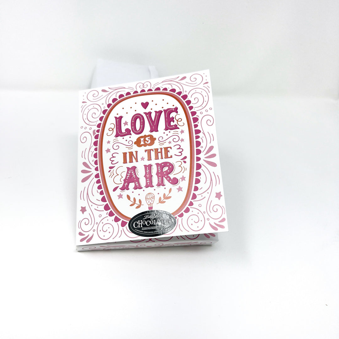 Love is in the Air - Old fashioned valentine's card