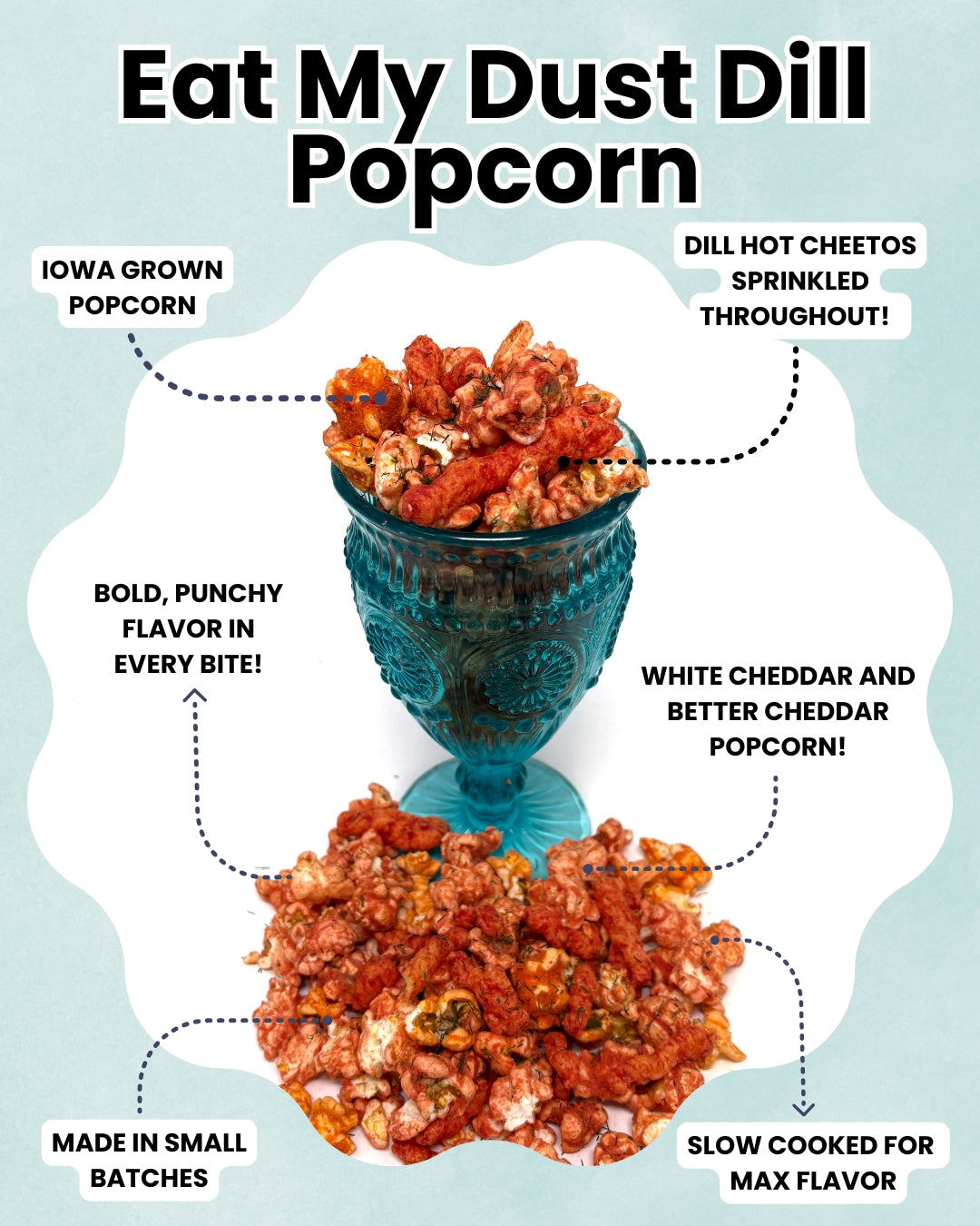 Eat My Dust Dill Popcorn