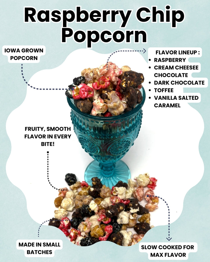 Raspberry Chip Popcorn