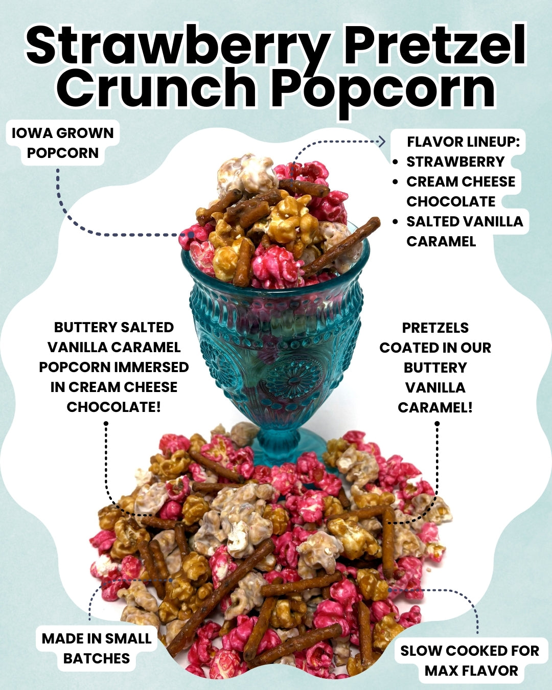 Strawberry Pretzel Crunch