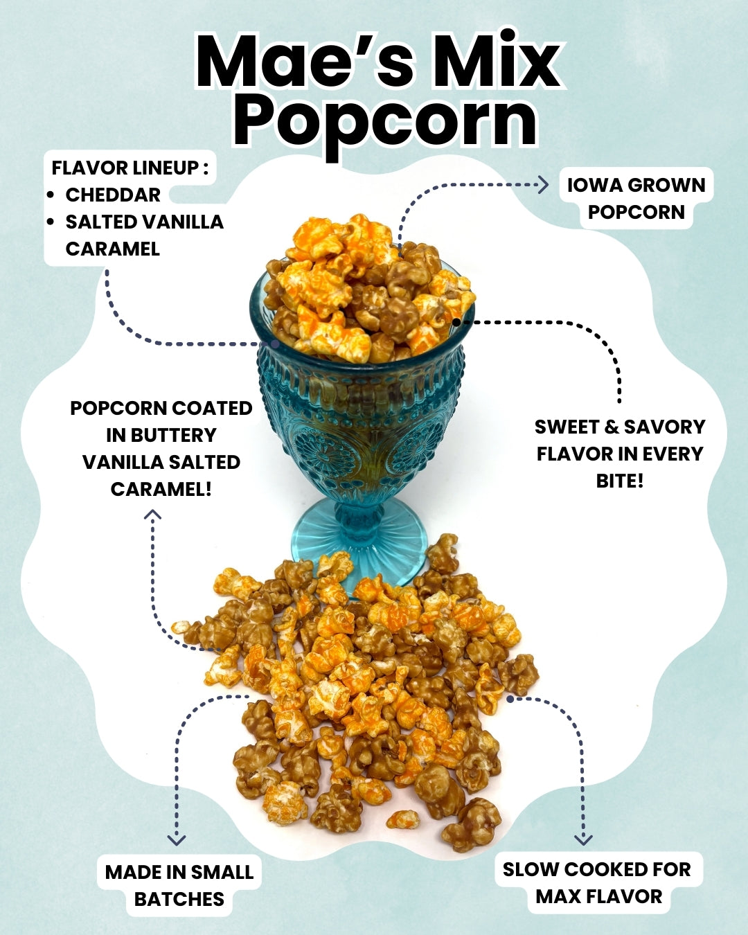 Mae’s Mix - Cheddar and Caramel Popcorn