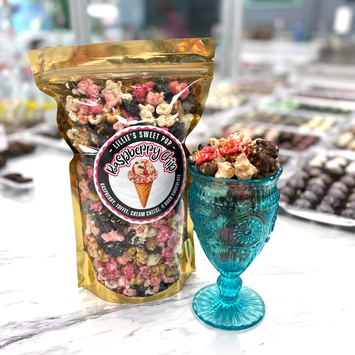 Raspberry Chip Popcorn