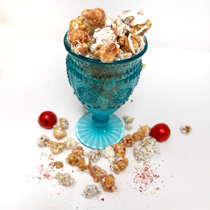 Peppermint Bark Popcorn - just like peppermint bark