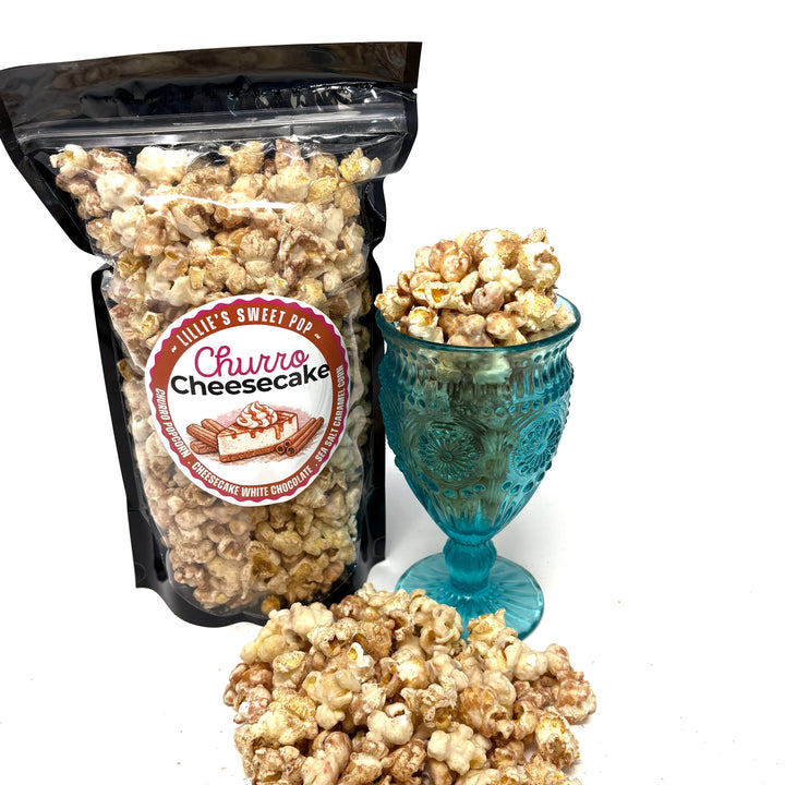Churro Cheesecake Popcorn