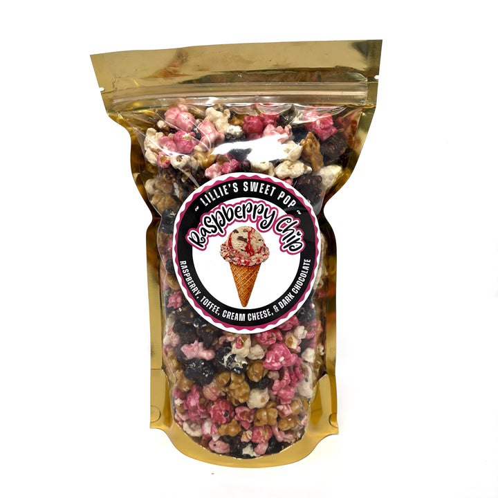 Raspberry Chip Popcorn