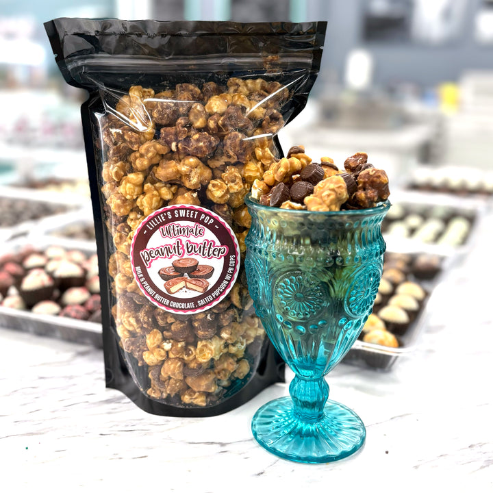 Ultimate Peanut Butter Cup Popcorn