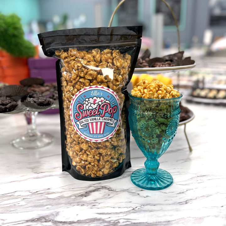 Salted Vanilla Caramel Popcorn