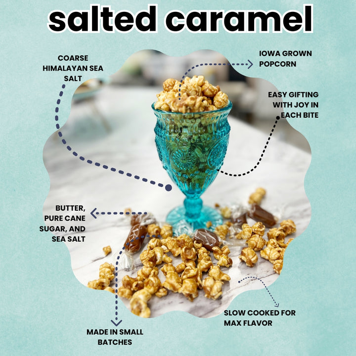 Caramel Lovers Bundle - Popcorn with Salted Caramel, Salty, Mae's Mix,  Ultimate Peanut Butter Cup, Salty Dog