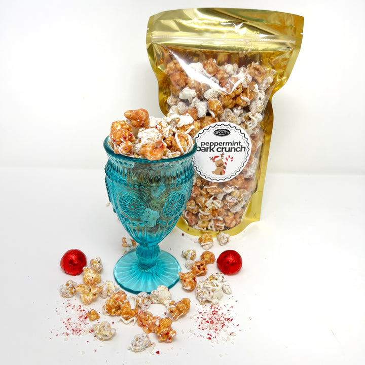 Peppermint Bark Popcorn - just like peppermint bark