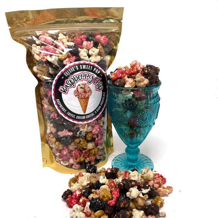 Raspberry Chip Popcorn