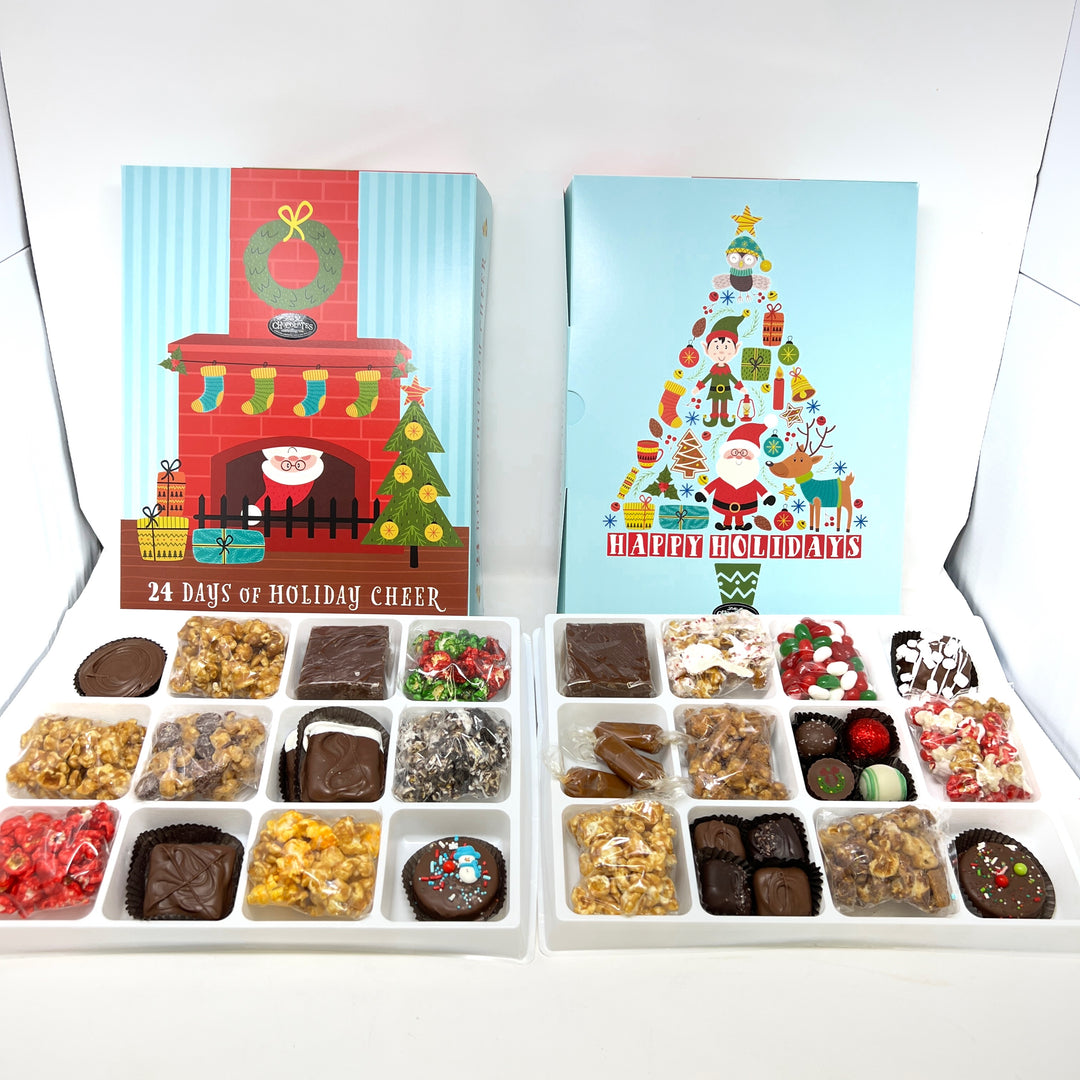 Merry Christmas Popcorn and Confections 24 Day Christmas Advent Calendar