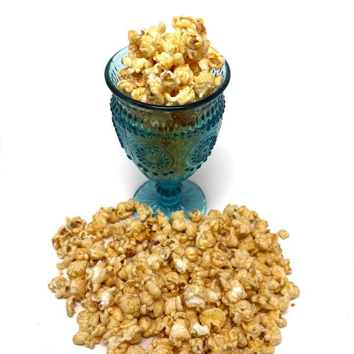Jalapeño Popper Popcorn includes our white cheddar popcorn mixed with a punchy jalapeño cayenne pepper flavor!