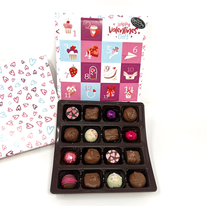 Valentine's Day Advent Calendar - 16 Chocolates