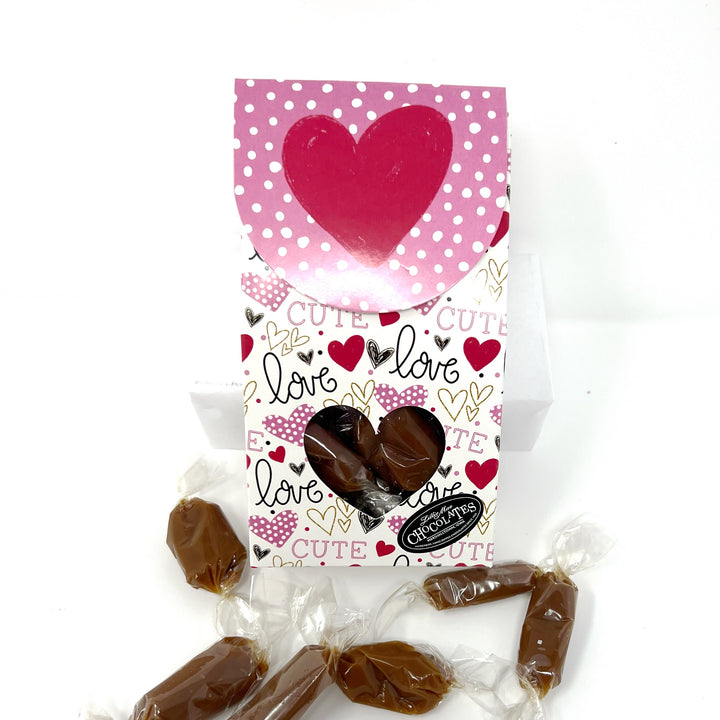 Valentine Old Fashioned Caramels - Buttery Soft, Melt-In-Your-Mouth