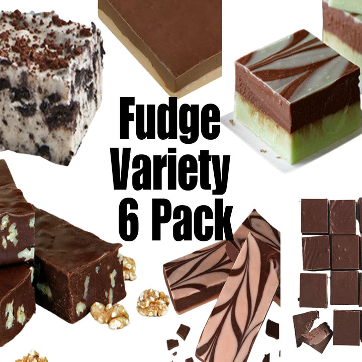 Fudge Lovers Pack - 6 Piece Chocolate or Variety Gift Pack