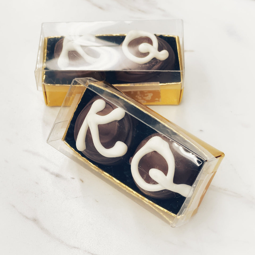 Personalized Chocolates in Clear Box
