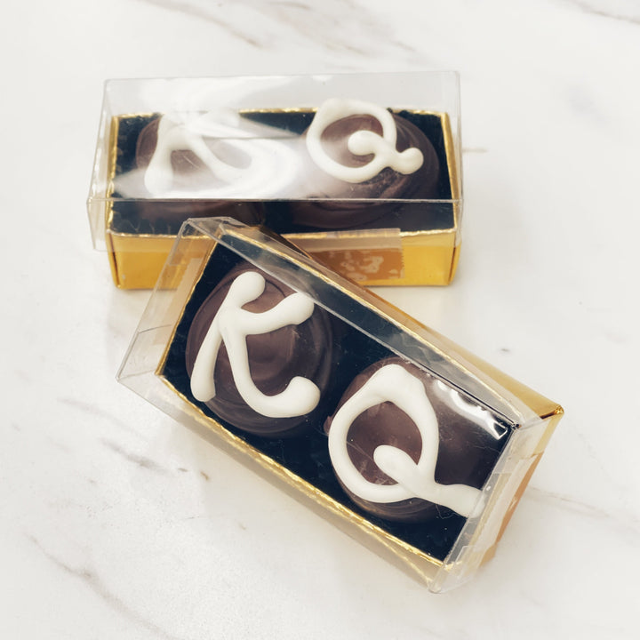 Monogrammed Chocolate for Weddings
