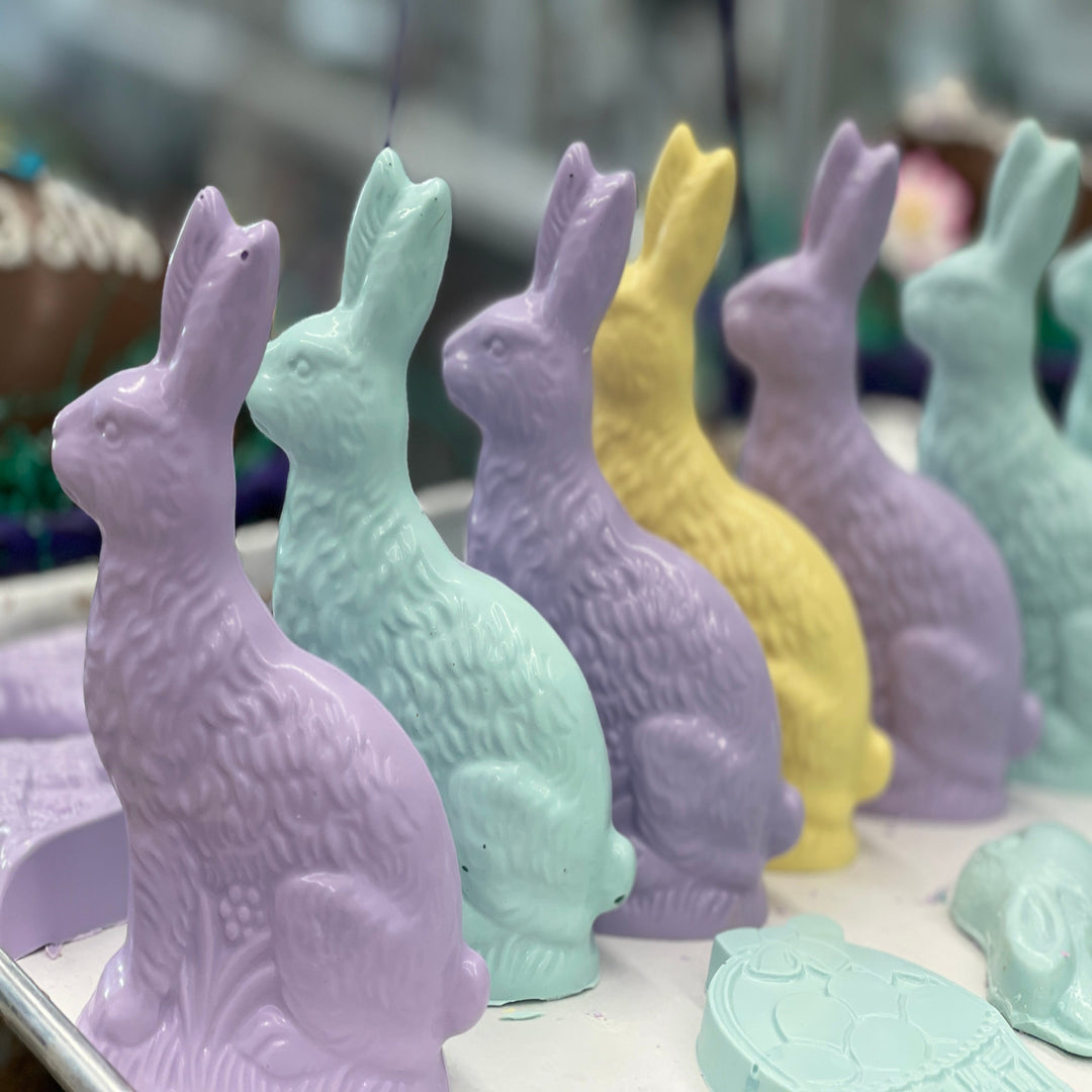 Solid 3D Chocolate Sitting Rabbit