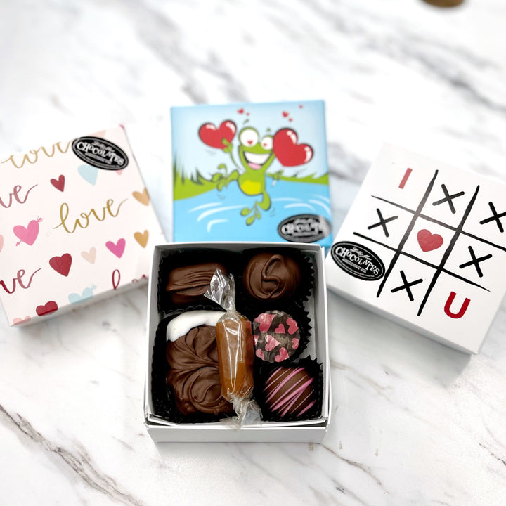 Small Valentine's Assorted Chocolate Box - 6 pcs