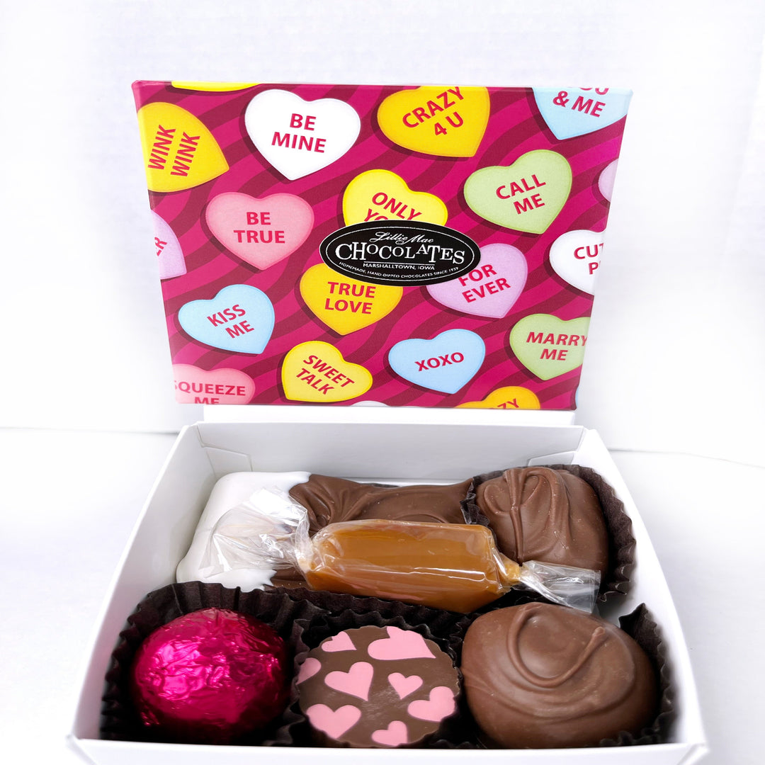 Small Valentine's Assorted Chocolate Box - 6 pcs