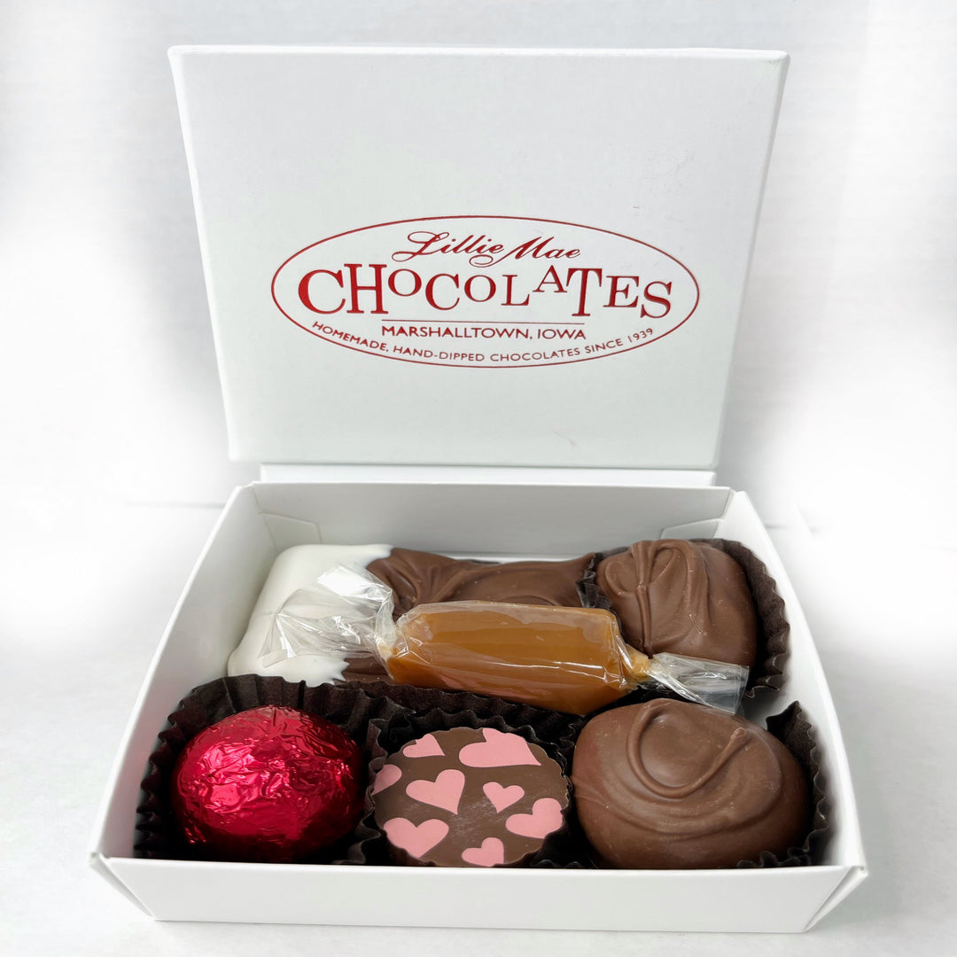 Small Valentine's Assorted Chocolate Box - 6 pcs