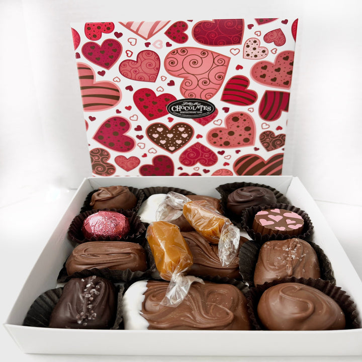 Medium Valentine's Assorted Chocolate Box - 13 pcs