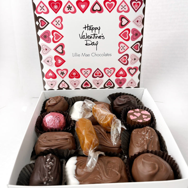 Medium Valentine's Assorted Chocolate Box - 13 pcs