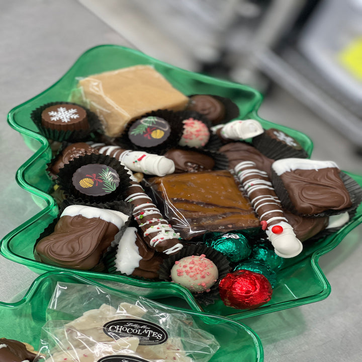 Christmas Tree Treat Platters