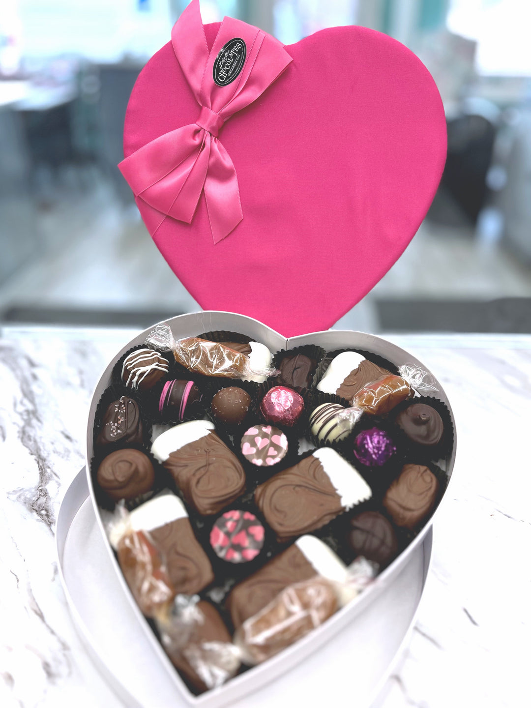 Pink Heart Assorted Gift Box- Valentine