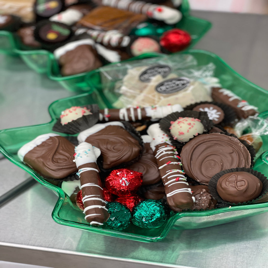 Christmas Tree Treat Platters